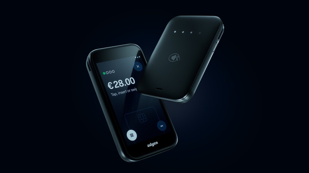 jeroen's tweet photo. We took design at @Adyen a step further. Working closely with some of our largest customers, we designed two devices that would seamlessly fit into their payments journeys. 

Today we present to you the AMS1 and NYC1.
Designed by Adyen, inspired by you. https://t.co/cfzqem7itZ