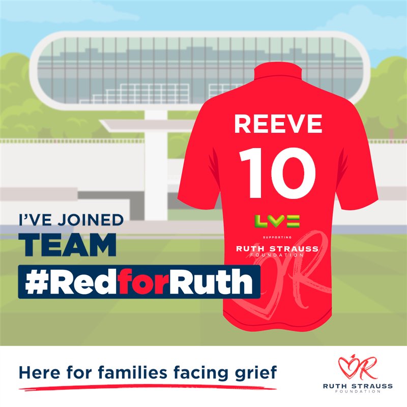 Big day ahead as <a href="/HomeOfCricket/">Lord's Cricket Ground</a> turns #RedForRuth ❤️ 🏏