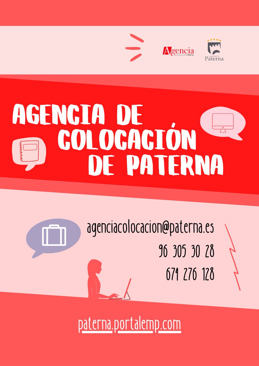 acopat's tweet photo. 💼 Empleo.
📚 Formación.
👥 Asesoramiento y orientación laboral.

Más información en: https://t.co/F5qsuIf4bX https://t.co/9oEob8kgnh