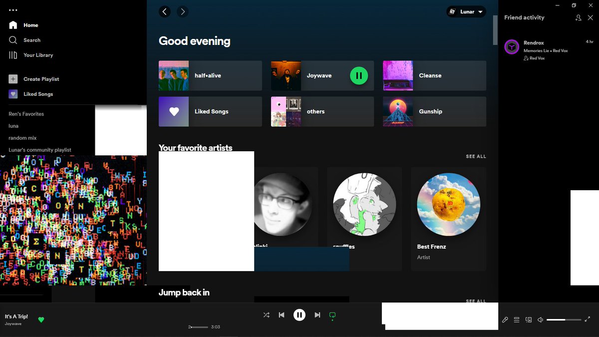 NeszumiAvali's tweet photo. my Spotify broke https://t.co/dt7S1XE672