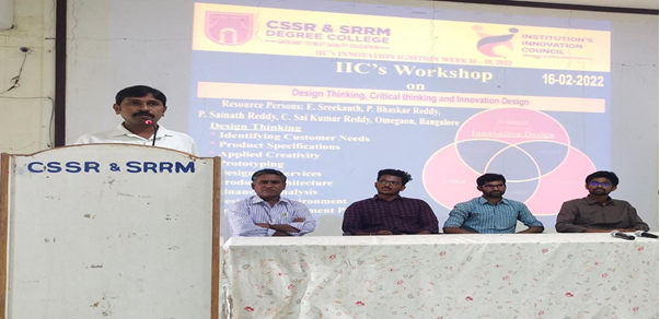CSSRANDSRRMDC's tweet photo. Workshop on Design Thinking, Critical
Thinking &amp;Innovation Design https://t.co/4PEaQLALqd