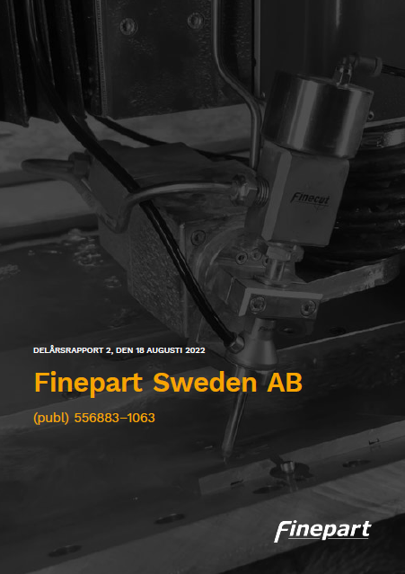 larsdarvall's tweet photo. Kul att få leverera en kvartalsrapport som många väntat länge på. Nu kör vi vidare! #Finepart https://t.co/jP4PyzcZ20