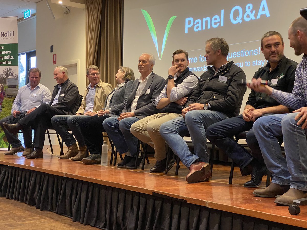 RuthRead13's tweet photo. Lots of Learning and networking at the Vic No Till conference https://t.co/088EYhvH2a