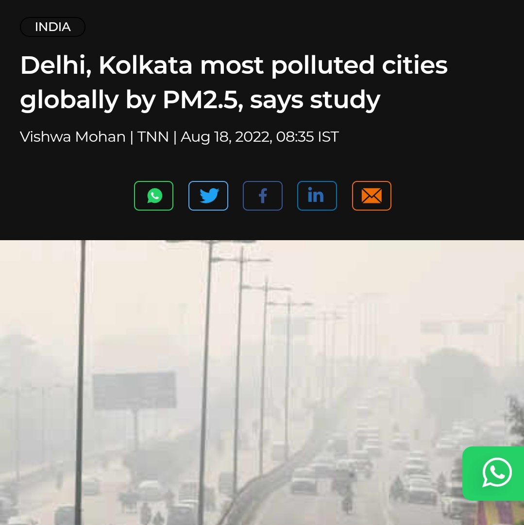 SaveMumbaifore1's tweet photo. Delhi &amp; Kolkata most polluted cities globally..
We were being told that a metro line will do the job of a Aarey forest &amp; reduce pollution..
So what went wrong in Delhi with 390km of metro network that it's still the most polluted city globally ?

#saveaareyforest 
#Aarey https://t.co/EPU62sTgee