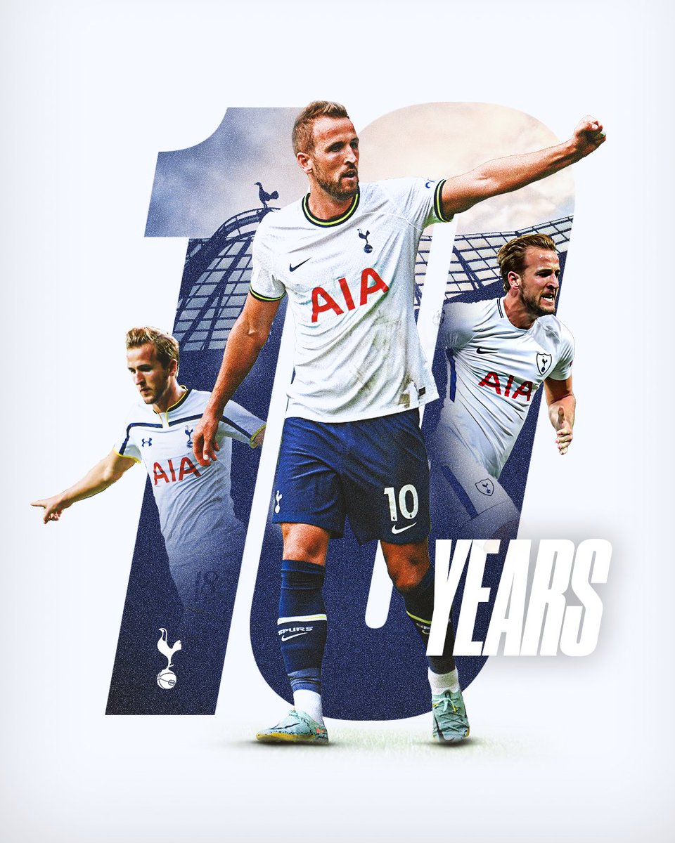 284 appearances
184 goals
43 assists

10 years ago today, <a href="/HKane/">Harry Kane</a> made his Premier League debut... ✨