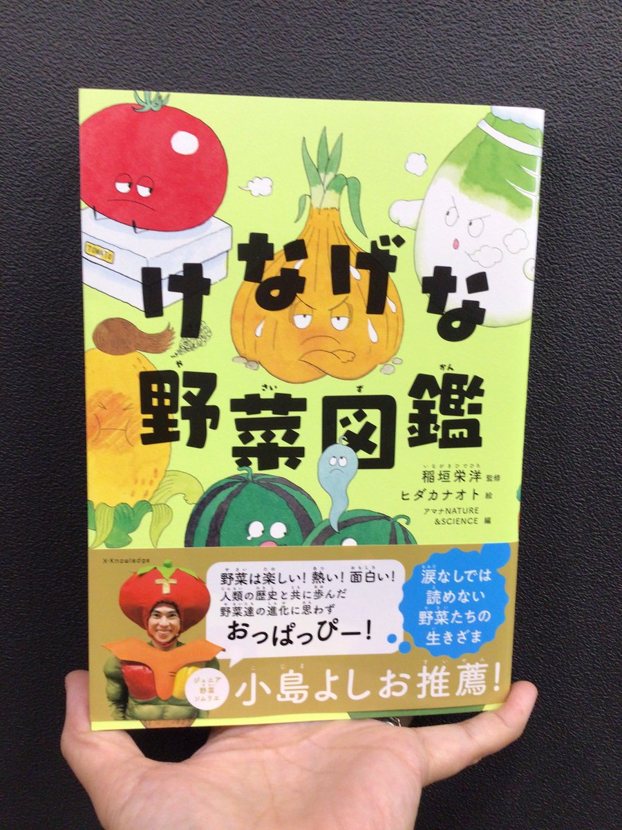 TSUTAYA_MTSise's tweet photo. 昨年の夏休みに人気だった #子どもと楽しむ草花のひみつ
同じ作家さんたちの新刊 #けなげな野菜図鑑 は可愛いイラストと蘊蓄たっぷりの情報で大人も敵わない野菜博士になれちゃいます。
自由研究今からでも間に合う⁉️かも。
#XKnowledge #稲垣栄洋 #ヒダカナオト #毎日児童書 #TSUTAYAミタス伊勢店 https://t.co/LQE3VNvlpJ