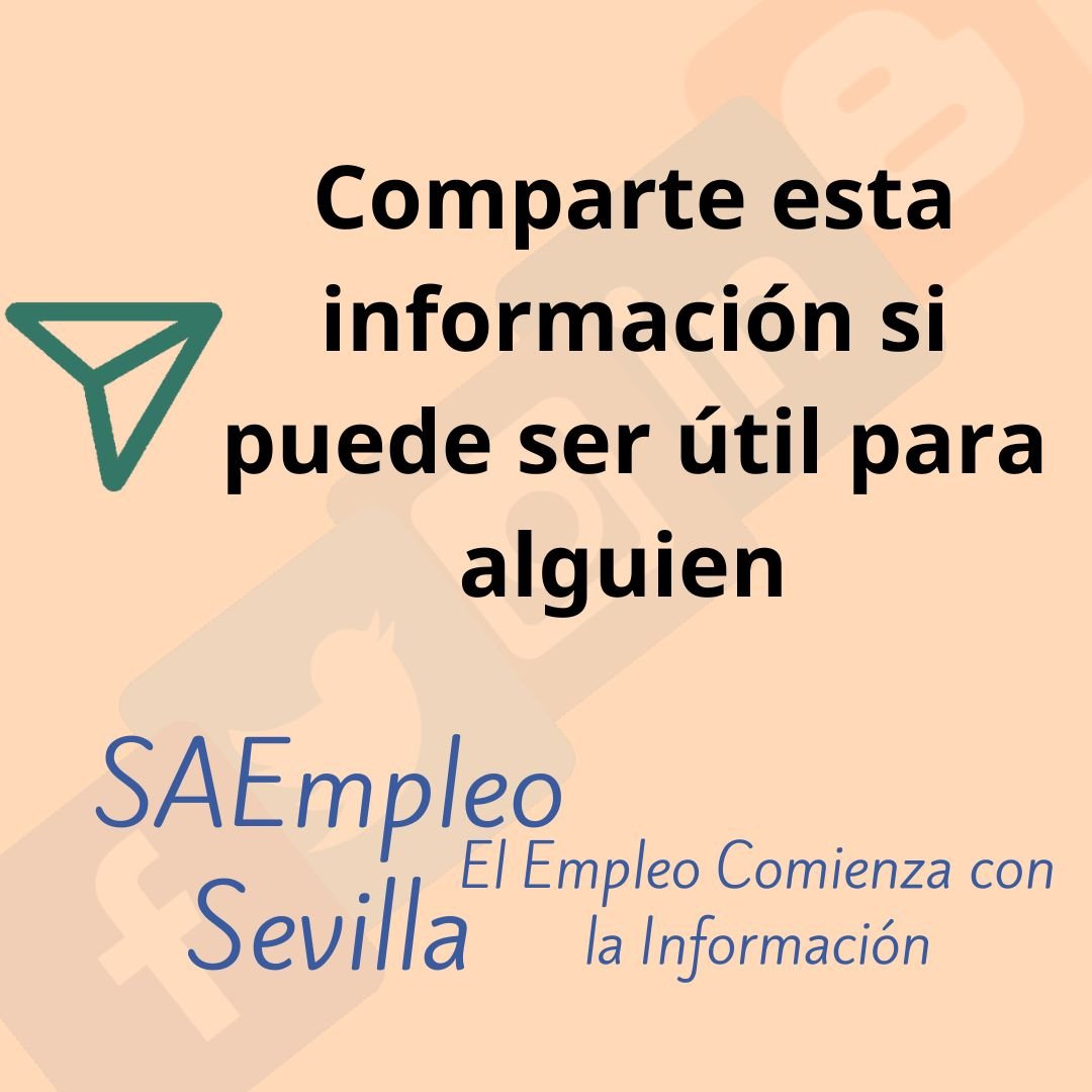 El plazo de recepción de candidaturas acaba el próximo 21/08/2022 a las 23:59h.

🔗  bit.ly/3SHoLQY #EspañaEmpleo #EmpleoSE