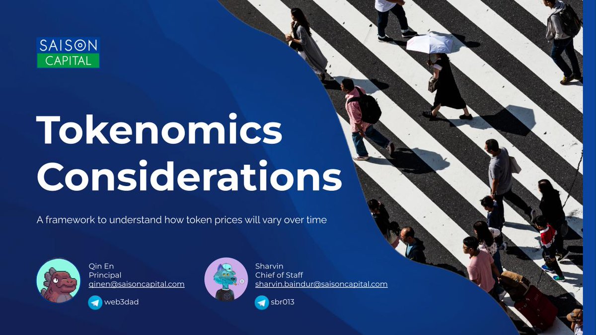 OnigiriGP's tweet photo. Launching a token economy can be tough

Getting your token economy right at launch is now table stakes for web3 projects

Here's a framework to understand how token prices will vary over time 

👇🧵👇 https://t.co/6rF4QjF1NV