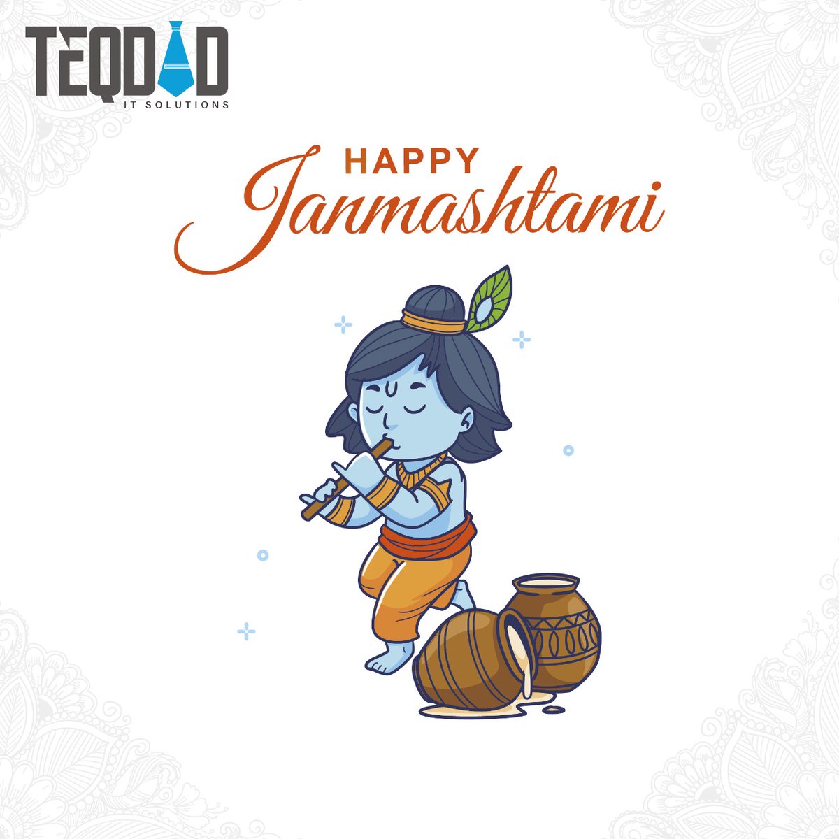 teqdad's tweet photo. Let there be love and laughter in your life with Lord Krishna's blessings.

Happy Janmashtami!🙏🏻❣️

#janmashtami #janmashtami2022 #janmashtamiposter #janmashtamiwishes https://t.co/09x5uSyZ0h