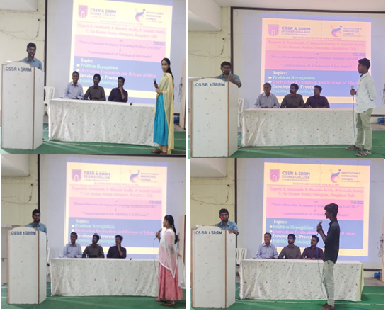 CSSRANDSRRMDC's tweet photo. Expert talk on “Process of Innovation Development &amp;     Technology Readiness Level (TRL)” &amp; Commercialization of Lab Technologies &amp; Tech-Transfer” https://t.co/ZkJaMVenia