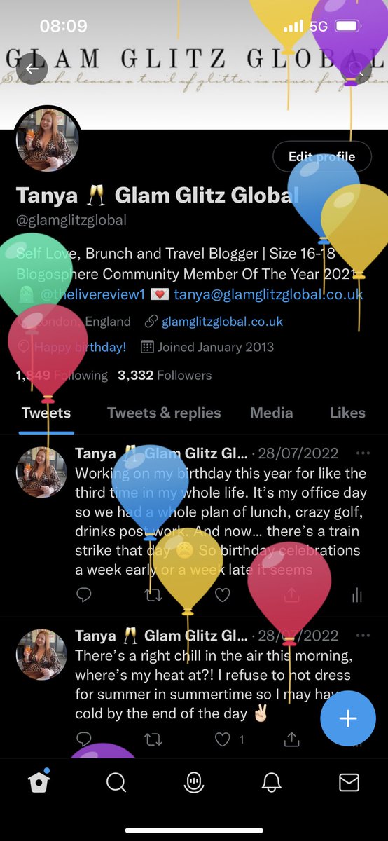 Birthday balloon day 🎉🥂