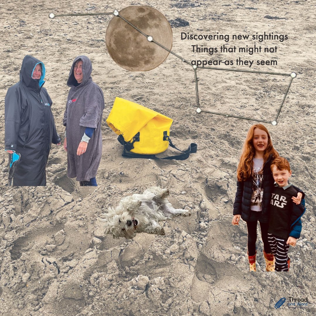 ThreadandWord's tweet photo. Day 4 Follow the plough
Check out travellers,
Who might be known to you
they might not be
who you think they are 😉
From #starwars
take a guess?
on our way to Tatooine,
wish you were here . #4Wcop22 #tatooine #people #place #newhorizons #intergalactictravel #polzeathbeach https://t.co/NQ1CKnmqz2