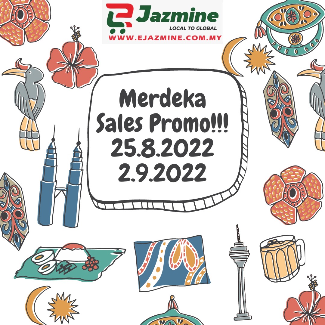 jazmineglobal's tweet photo. Jualan Merdeka kini kembali!😍📢 Jangan lepaskan peluang anda untuk merebut tawaran hebat kami di https://t.co/nXdIRI7ISN.
.
PROMOSI JUALAN MERDEKA bermula 25 Ogos sehingga 2 September 2022!!! ✨

Visit https://t.co/nXdIRI7ISN now!! https://t.co/kE8zgU54zA