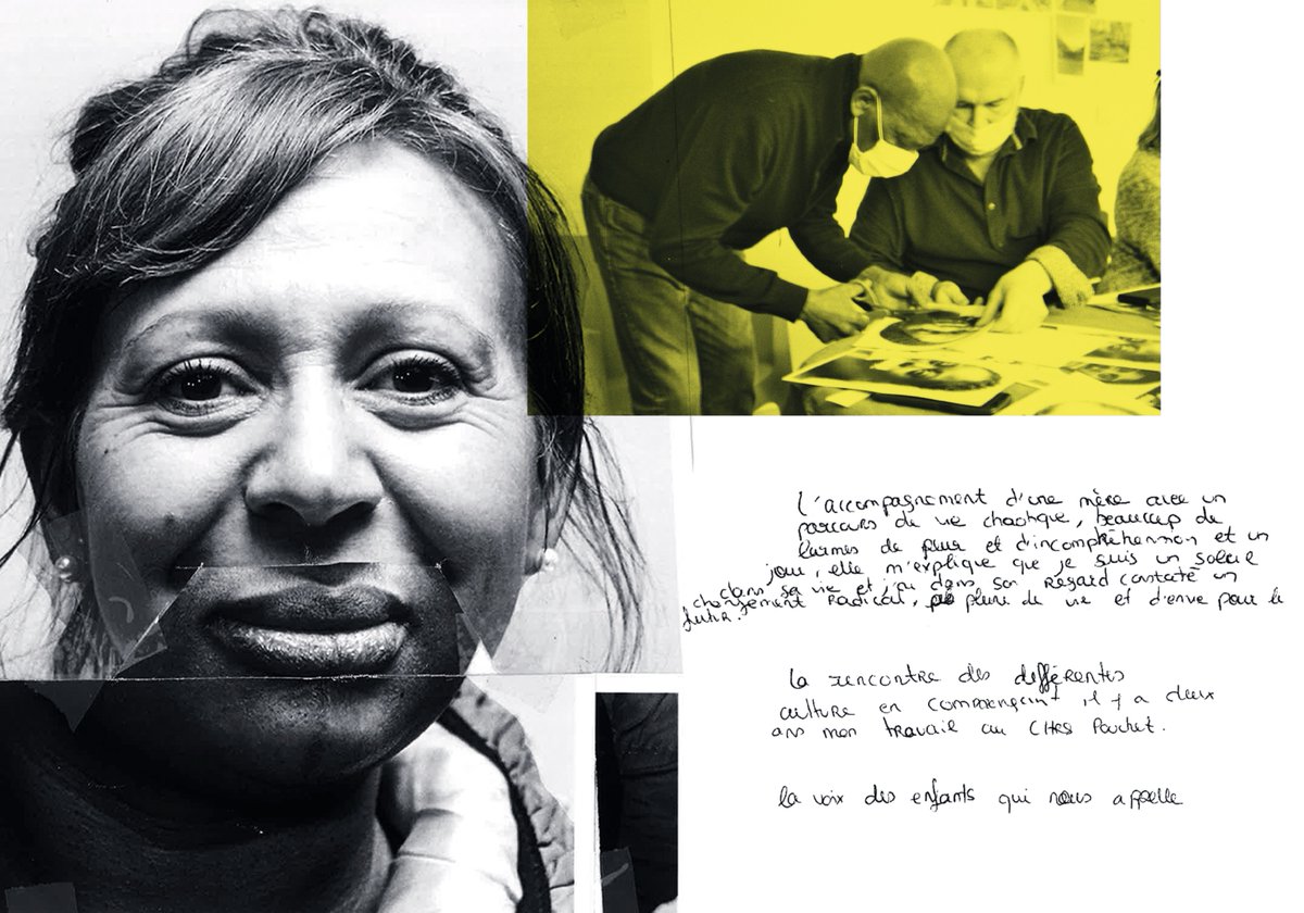 CASP_asso's tweet image. #ROBOTECA - 4/5 Série de portraits-robots. 
Nouveau #portrait issu de la superbe série Roboteca, des portraits composés de photos, symbole de mixité sur lesquels viennent se poser les mots/maux des hébergés et salariés du CASP.
@SéverineSajous #solidarité #humanité #mixité