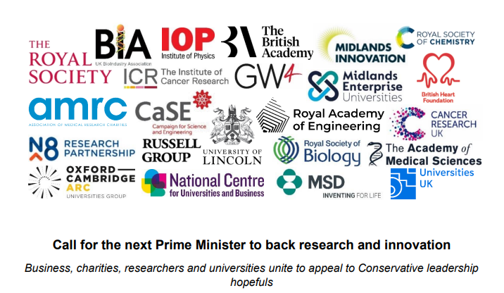acmedsci's tweet photo. "UK #RDI is driven by the ambition and curiosity of talented people and world-class institutions across the nation. The next PM must not miss a beat to build on these strengths."

Read our joint letter to @trussliz &amp; @RishiSunak
https://t.co/3bzqrxbGC8
#BackRDI https://t.co/COsVKB3oMa