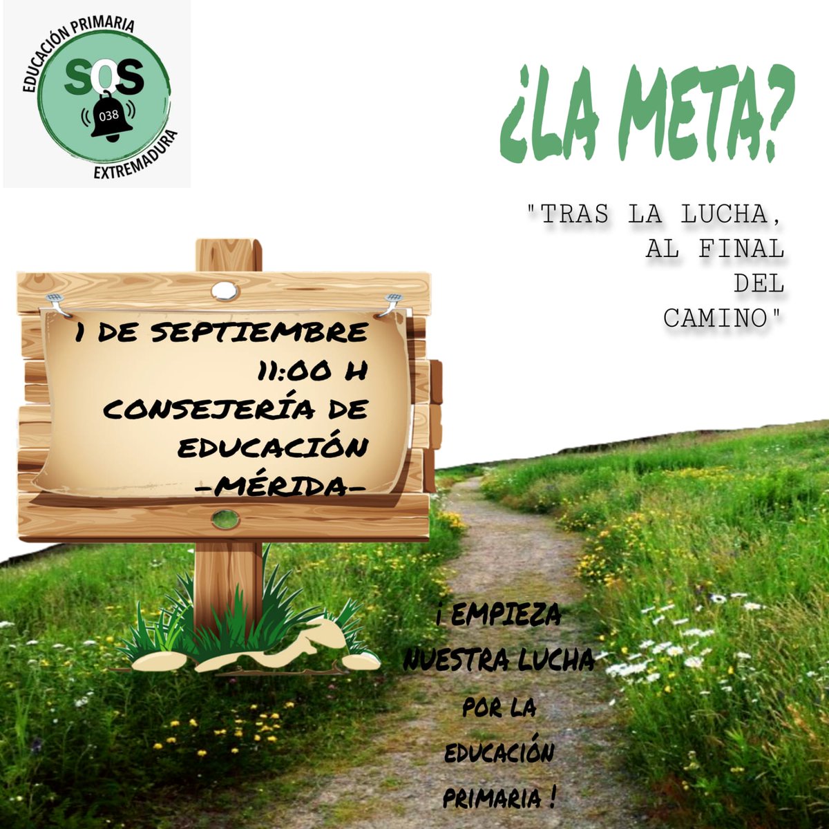 Primaria2022's tweet photo. 🚨 CONCENTRACIÓN 1️⃣ SEPTIEMBRE, 11:00h 🚨
Consejería de Educación, Mérida.
Empieza nuestra lucha...nos sobran los motivos...@GFVara @EstherGMoran @famayaf https://t.co/HODUxTV098