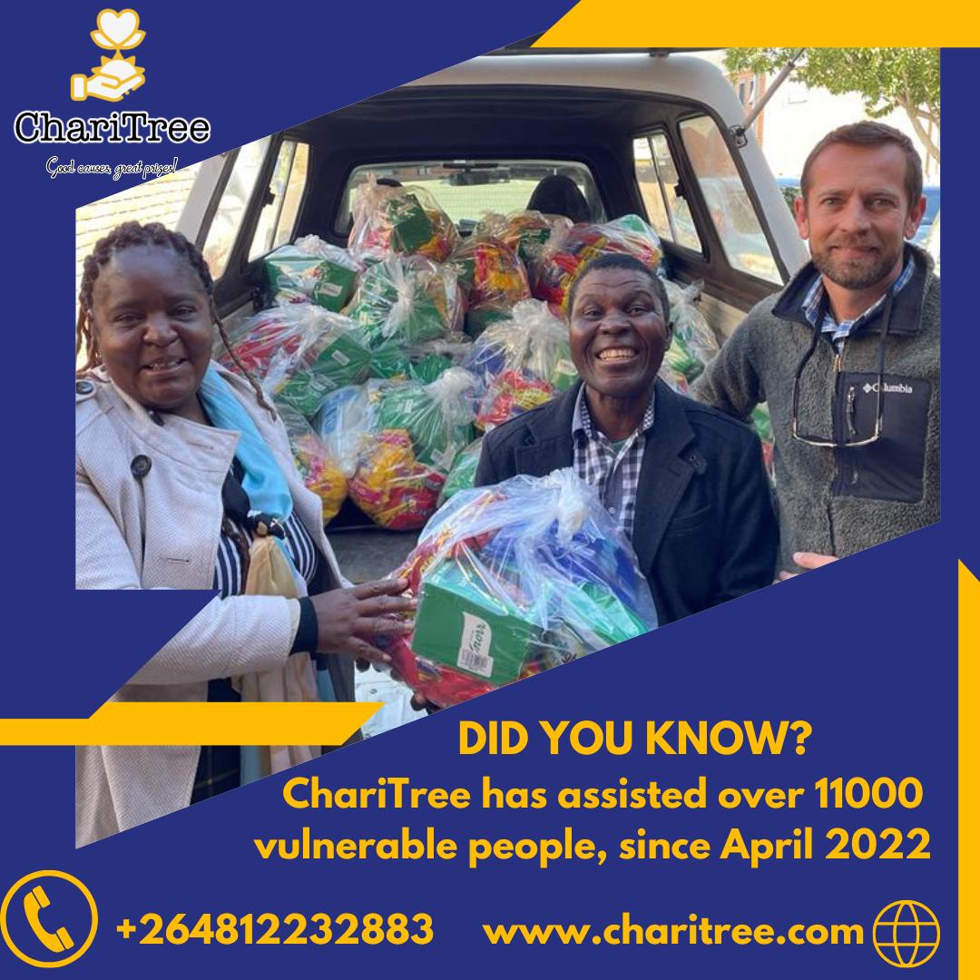 ChariTreeNam's tweet photo. ChariTree has assisted over 11 000 vulnerable people since April this year. Make a donation or enter our raffle draw to support one or all of our 46 charities.
Visit our website on https://t.co/E9jB3m5x6c to find out more
#charitree #winahouse #wincash #winbig #raffletickets https://t.co/NGgBr8lysT