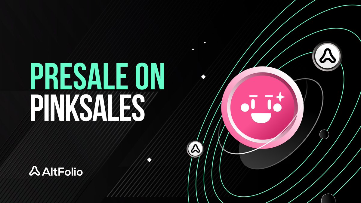 FomobscApp's tweet photo. Whitelist program for @Altfolioapp_io token presale closes 18/08, 9am UTC. Countdown to presale live on #Pinksale: https://t.co/JTMrzUYm6N
Apply for whitelist: https://t.co/eCZTviqNRg
#Ingress #Altfolio #Pinksale #BNBChain #Whitelist #Presale #BNB #IGR #ALT https://t.co/hZ9k2y8Xc6