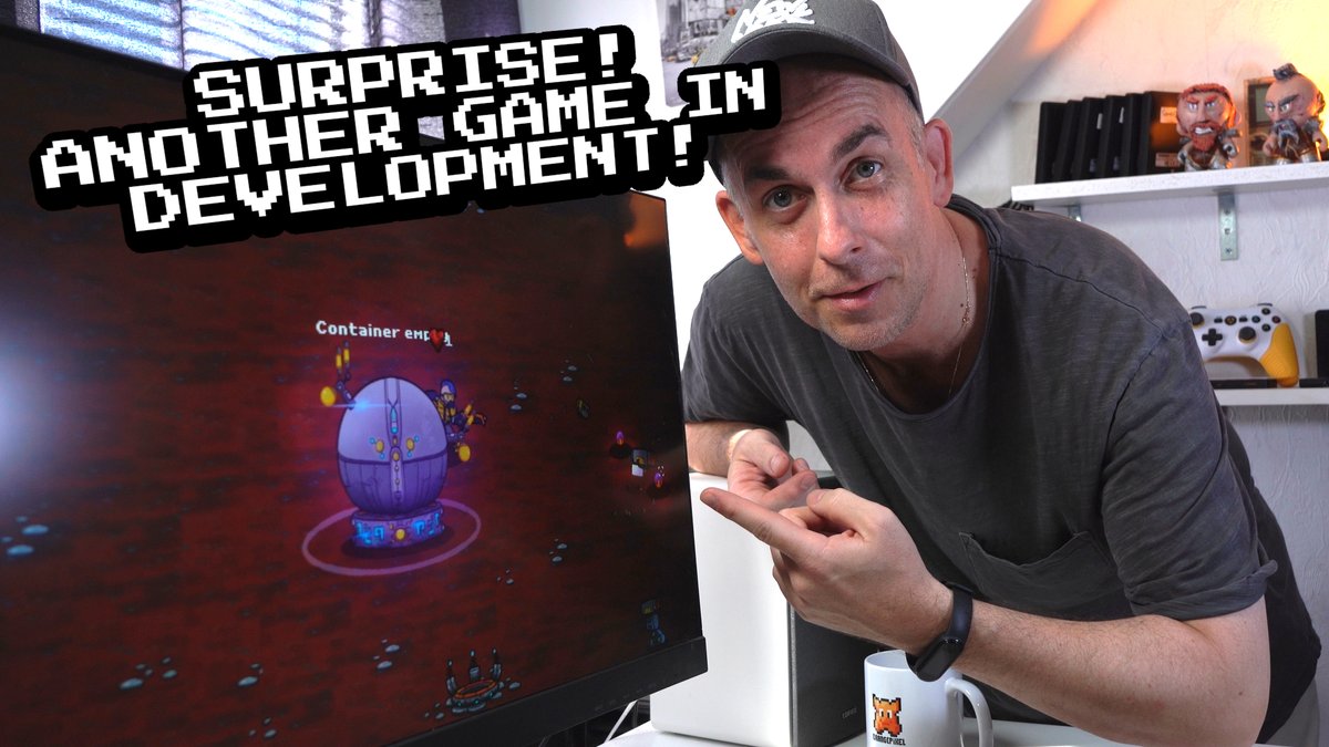 I'm working on a non-pixelart game?! - 
youtube.com/watch?v=O_3IbJ…

The prototype stage was successful and we can now call it an actual game in the making! :) 

#devlog #IndieGameDev #gamedev #libgdx #YouTuber