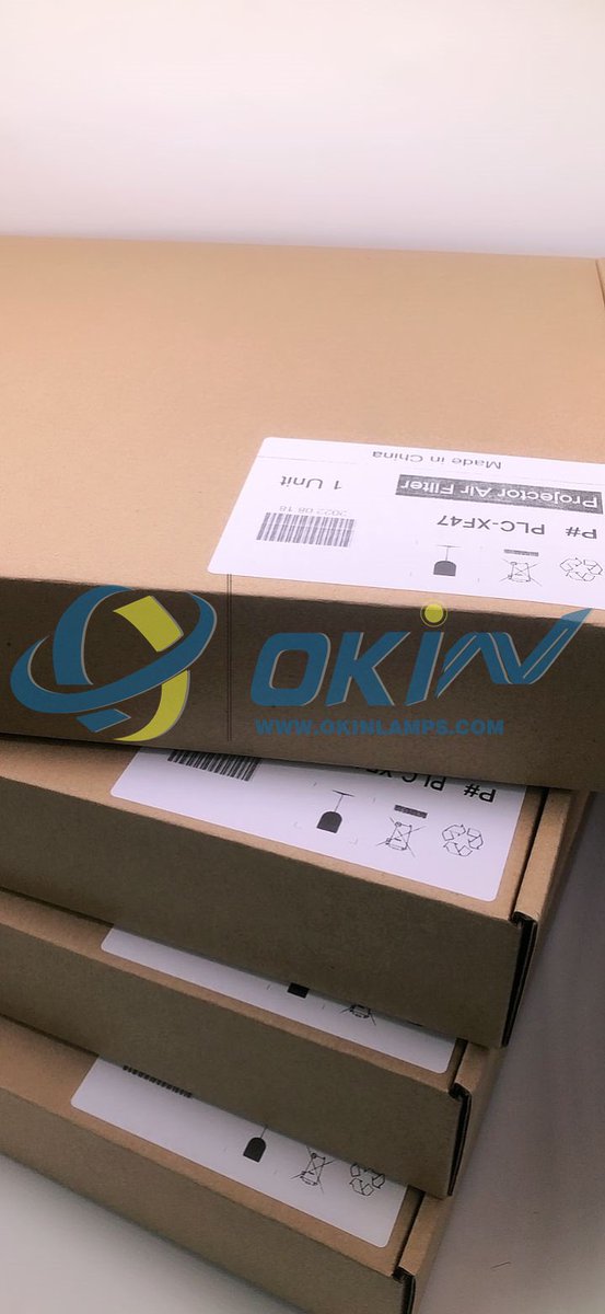 ProjectorlampsS's tweet image. #ProjectorFilter #ProjectorAirFilter #Sanyo #PLC-XF47

info@okinlamps.com
sales@okinlamps.com
inquiry@okinlamps.com
king@okinlamps.com
Skype: okin.tech
+86 15625068913
okinlamps.com

#ProjectorLamp #ProjectorParts #ProjectorRepaire #AirFilter #EIKI #XF47