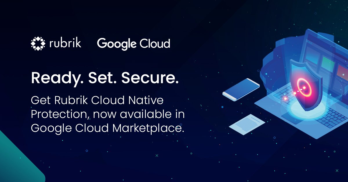 mbayado's tweet photo. 💥 BOOM! ​​💥 @RubrikInc customers can access Rubrik Cloud Native Protection on @GoogleCloud Marketplace! Now users can keep their operations up and running, even in the event of a #ransomware attack. Love to see this continued partnership! https://t.co/oXWxSPanNn https://t.co/M7ykt0aSyk