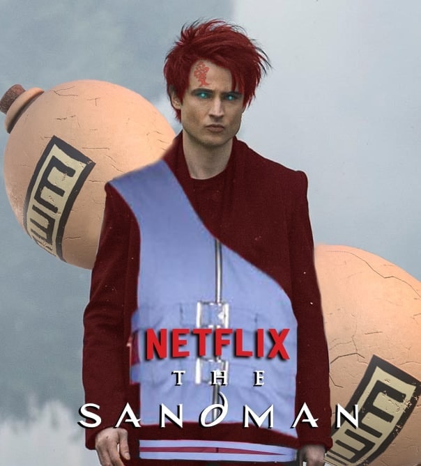 Fud_Boi's tweet photo. I cannot with peoples crossovers 😂🤣 #NARUTO #garaa #Sandman https://t.co/jhCKQlksJe
