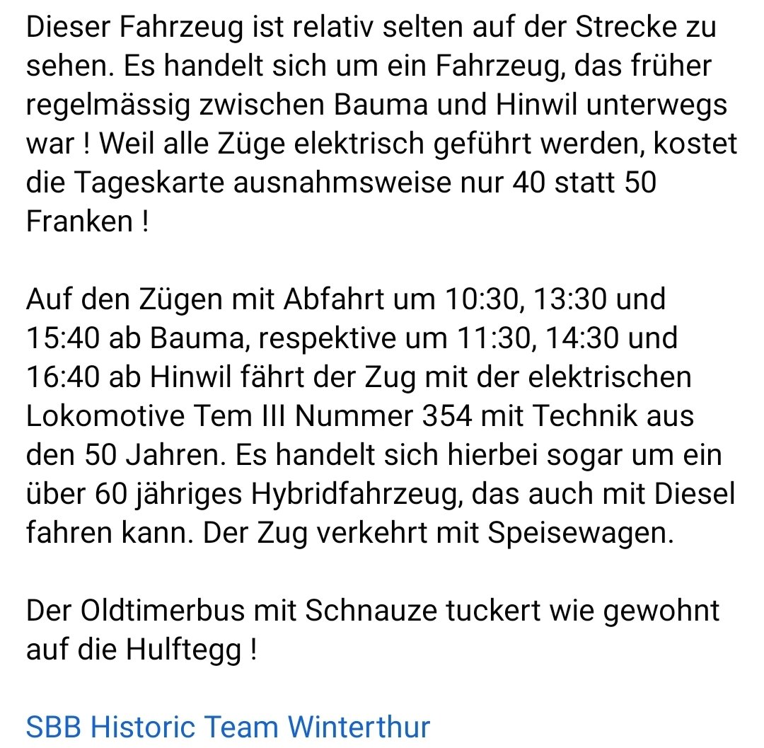 the_aeschli's tweet photo. Infolge vorherrschender Waldbrandgefahr:

Unterwegs als Dampfloki-Ersatz im zürioberländer #Schlusslichtmilieu des #DVZO 

Der wunderschöne De 4/4 von 1928 https://t.co/dAOZyOgr8k