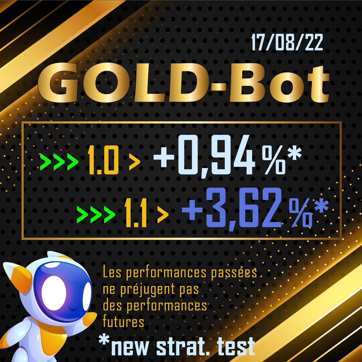 linographe's tweet photo. On continue sa route avec toujours des résultats positifs.

N'oubliez pas notre tableau de résultats :
https://t.co/rjtqgUJYpK

#crypto #cryptotrading #bot #forex #forextrader #bottrading #nft #ico #metaverse #atg #btc #bitcoin #eth #ethereum #goldbot #cryptoentreamis https://t.co/gZocPCJ4xc