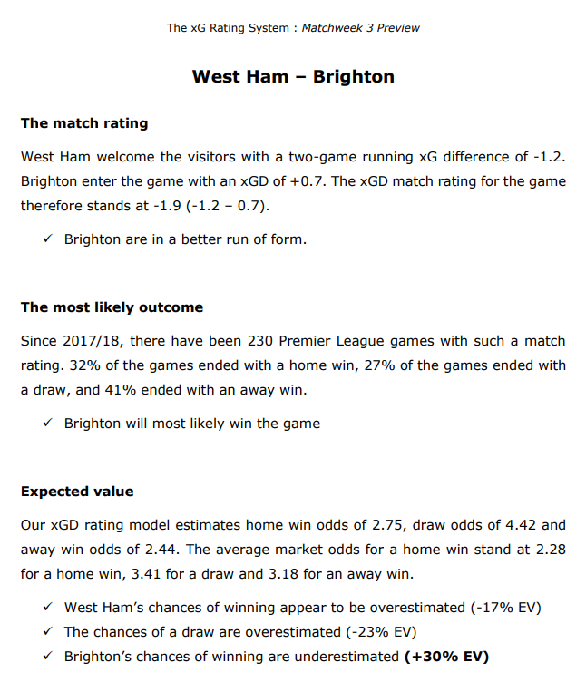 MartinOnData's tweet image. I built an xG betting system to predict this week's #PremierLeague games, so you don't have to.

➡️10 fixtures
➡️Multiple value-based predictions

Like &amp;amp; Retweet this post

&amp;amp; I will send you all the 10 match report cards.

[must be following me, 24 hours only]