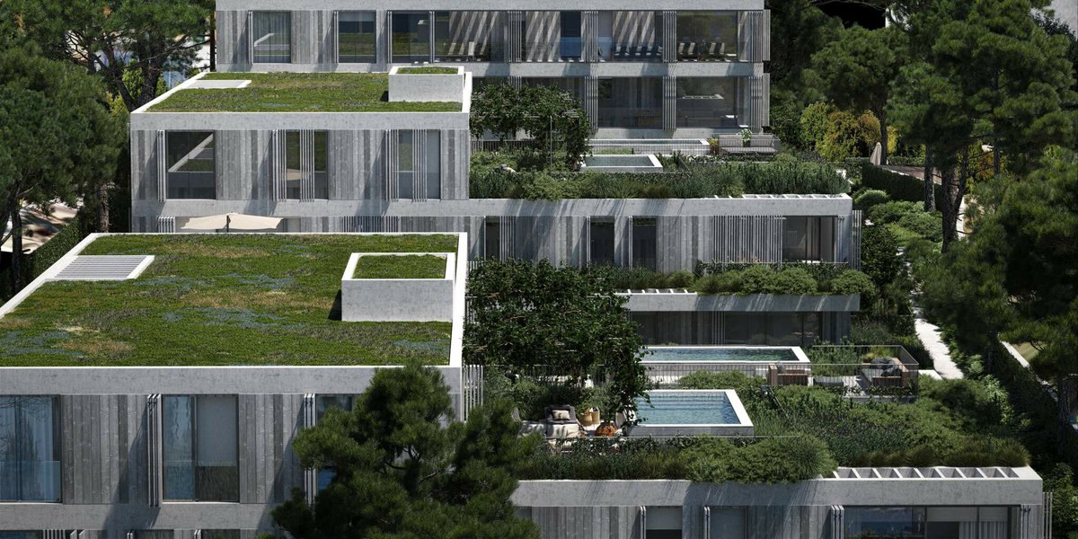 FOXOS y sus cubiertas integradas en el paisaje
“Las cubiertas se han diseñado como terrazas exteriores con acabado vegetal de sedum, con una alta resistencia y adaptabilidad a los cambios de temperatura y pluviosidad. El sedum es considerado como "el dromedario del reino vegetal"