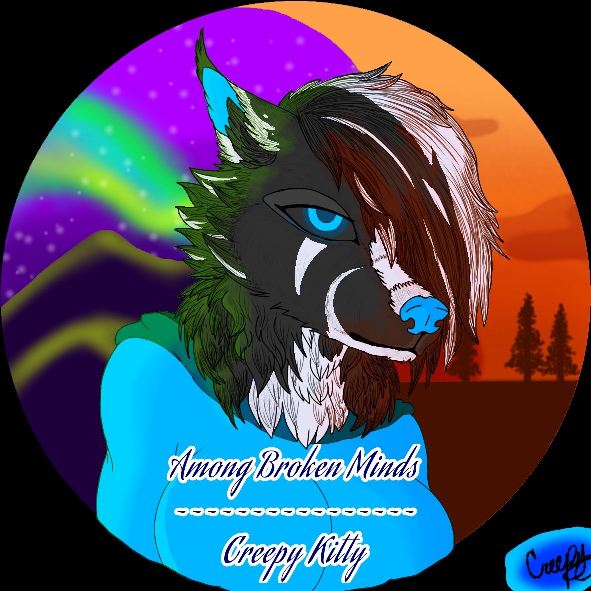 CreepyDaKitty's tweet photo. Just redrew and updated my pfp/mascot. Among the Wolf. Decided to also make her female now. Last updated 3 years ago, just finished the redraw tonight. Left: New. Right: Old.

#digitalart #furryartwork #furry #DigitalArtist #Fursona #originalcharacterart https://t.co/AhrfoCIT49