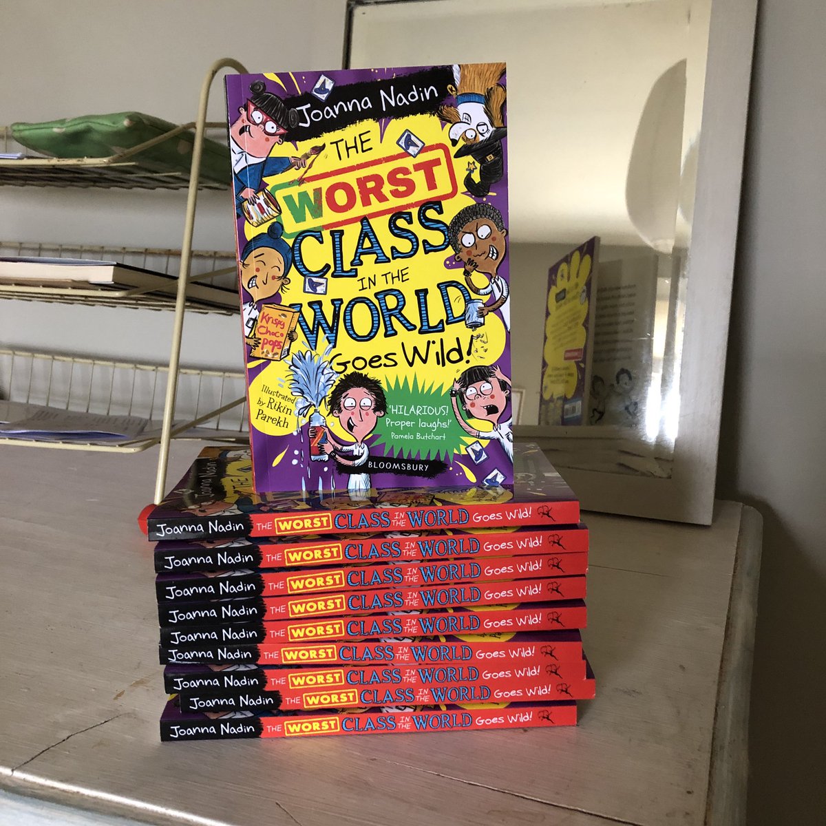 *sounds klaxon to call Teacher Twitter* The Worst Class in the World Goes Wild! is out today and to celebrate I’m giving away 10 signed and dedicated copies to UK schools. To win, follow and reply to this tweet and I’ll pick winners out of Mr Nidgett’s Emergency Shoes on Sunday