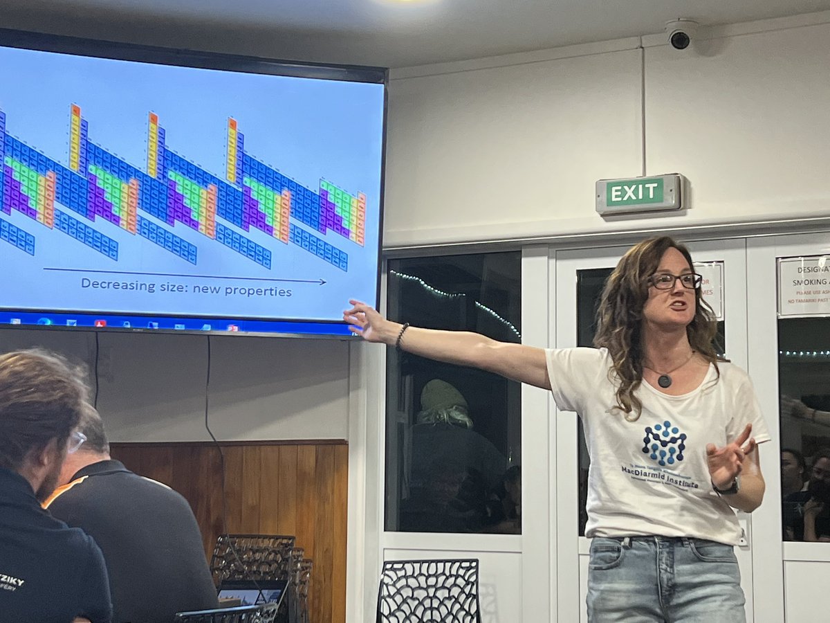 Such a privilege getting to work with folks like Dr Anna Garden of <a href="/GardenGroupUO/">Garden Group</a> and @MacDiarmidInsti. Bringing a passion for nanotech to remote pubs of Aotearoa NZ! #festivalofscience #rekohu