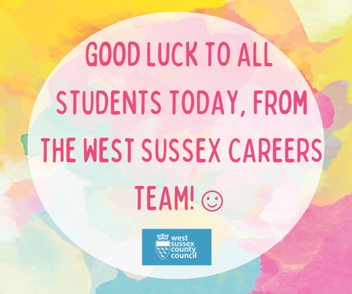 CareerAdviceWS's tweet photo. We would like to wish all students the very best of luck in receiving their results today! ✨
Opened your results and not sure what to do next? Our advisors are more than happy to provide you with support in your next steps, so get in touch! #ThinkFutures #AlevelResultsDay2022 https://t.co/Swp7KxZL34