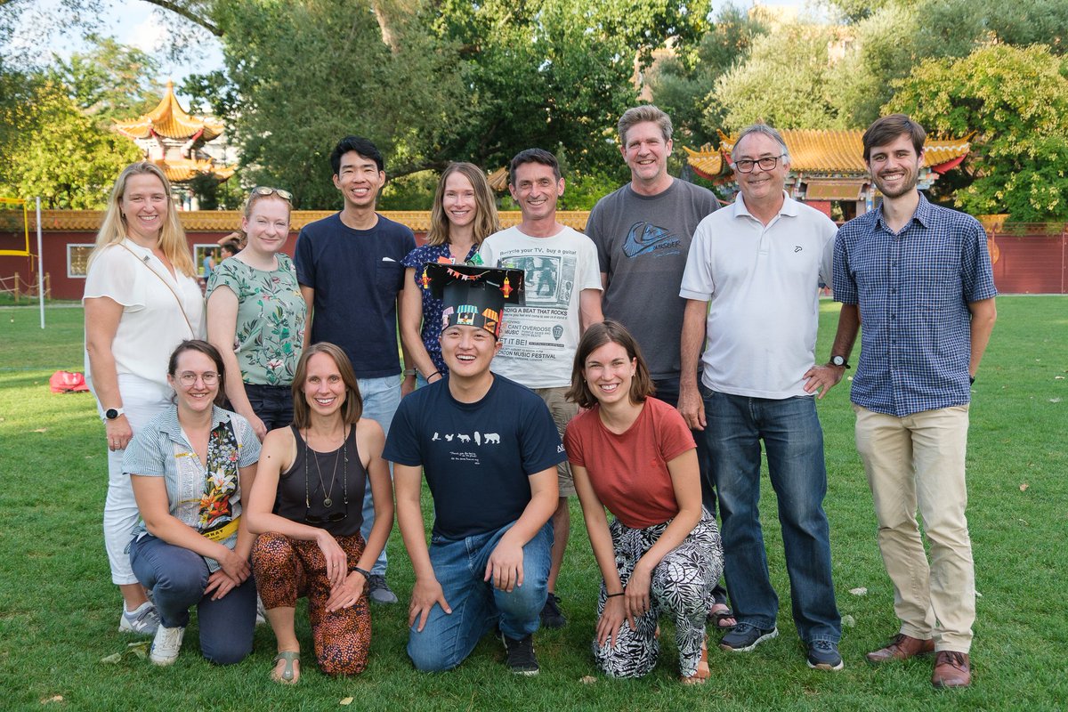 Presenting the newly minted Dr Xu Fang <a href="/fangaxu/">Xu Fang</a>! We celebrated Xu's defence of his thesis "Decreasing As and Cd in rice: From biogeochemical processes to improved paddy management" on Tuesday. Xu did a really incredible job and we're glad he's staying on as a postdoc!