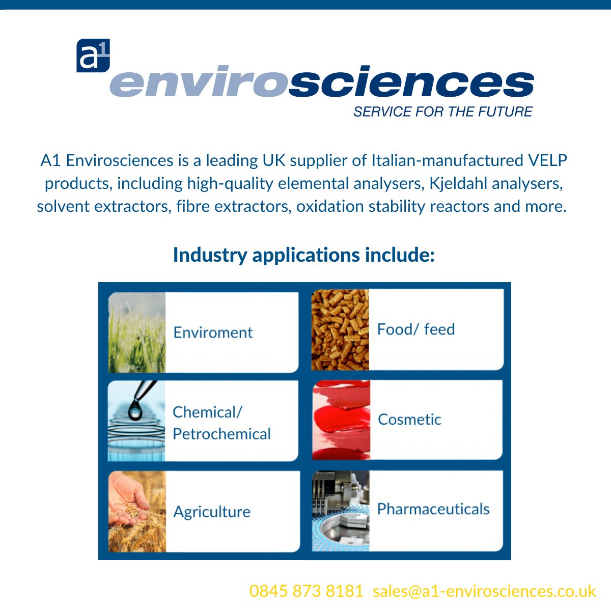 a1enviroscience's tweet photo. Whether you're working in agriculture, environment or pharmaceuticals, there's a VELP product for you! Why not get in touch with us to discuss your requirements? Or check out our full range here ➡️ https://t.co/nK1qFeBxLW

#analyticalchemistry #VELP #laboratoryinstrumentation https://t.co/w9qIfwTnoQ