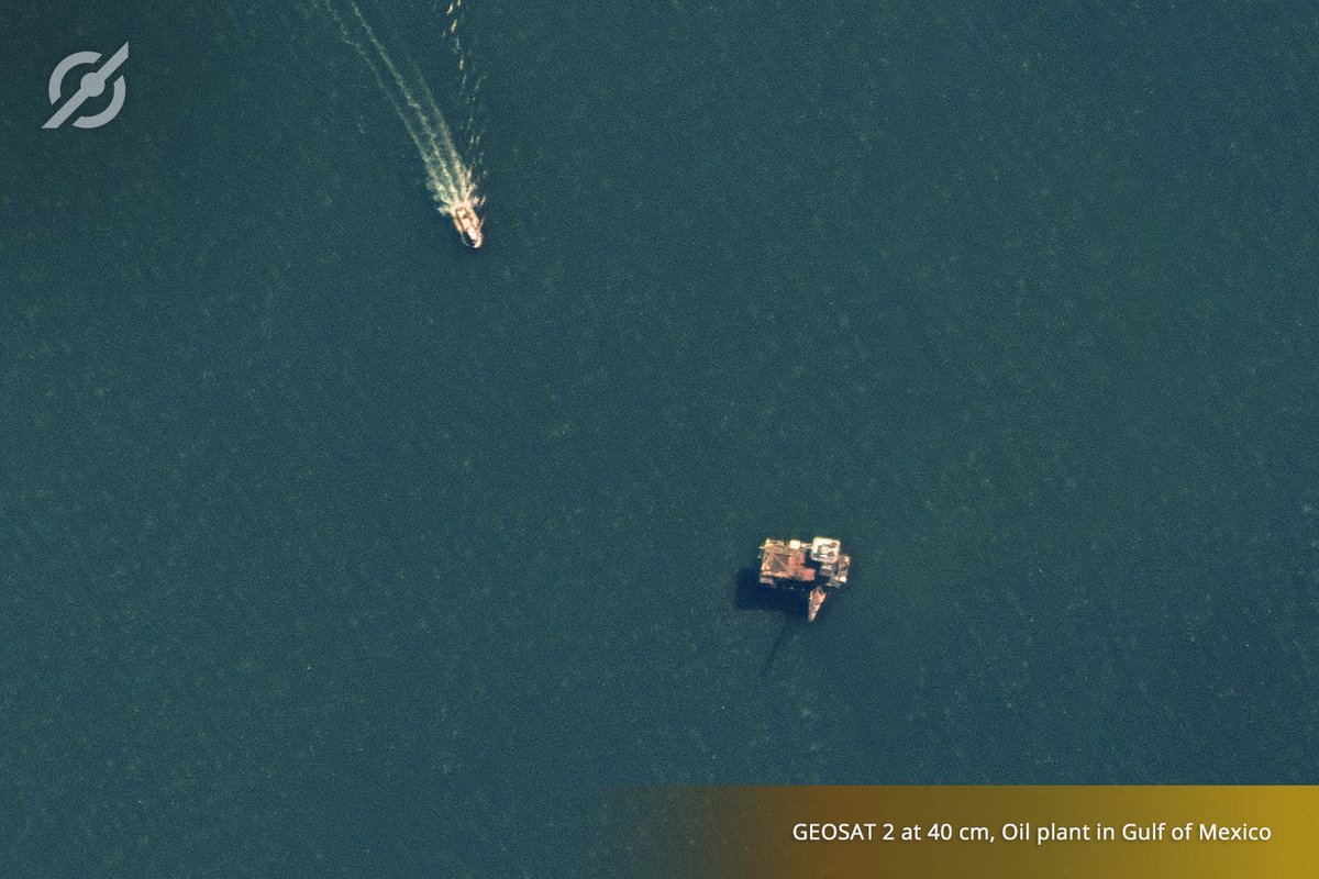 geosat_sat's tweet image. #GEOSATSeries - #ENERGYandRESOURCES - New solutions to manage your business!
GEOSAT provides #SuperResolution products for offshore #oilplant #monitoring
#GEOSAT2 #Innovation
Find out more information here: ow.ly/3IST50K9f5g