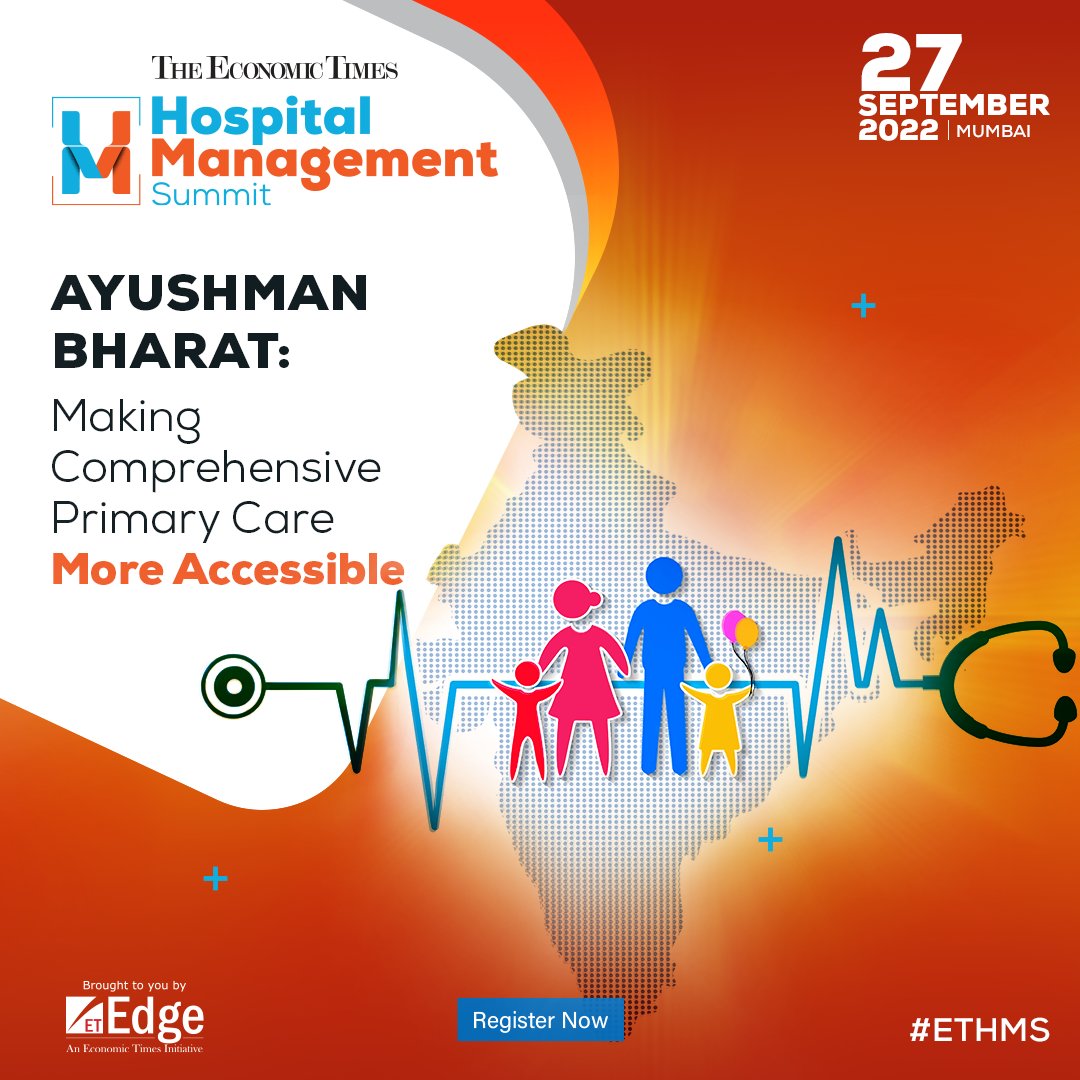 ET_Edge's tweet photo. #ETHMS | The goal of Ayushman Bharat is to give low-income individuals in the nation free access to health care coverage. The program's participants receive their own primary care from a family physician. https://t.co/Z40cY5d3BR