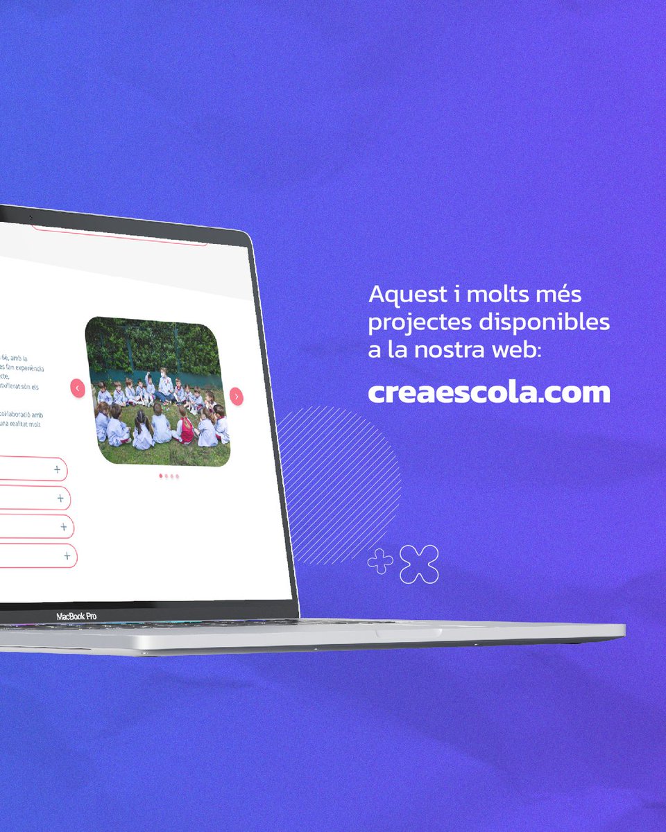 Vols saber-ne més dels serveis que oferim a Creaescola? Nosaltres t’informem de tot! 📘😍
Un dels últims treballs que vam fer va ser amb Jm Sant Gervasi, on vam fer dissenys  i vam gestionar una campanya a xarxes. Desplaça a la dreta per assabentar-te de tot! 😃