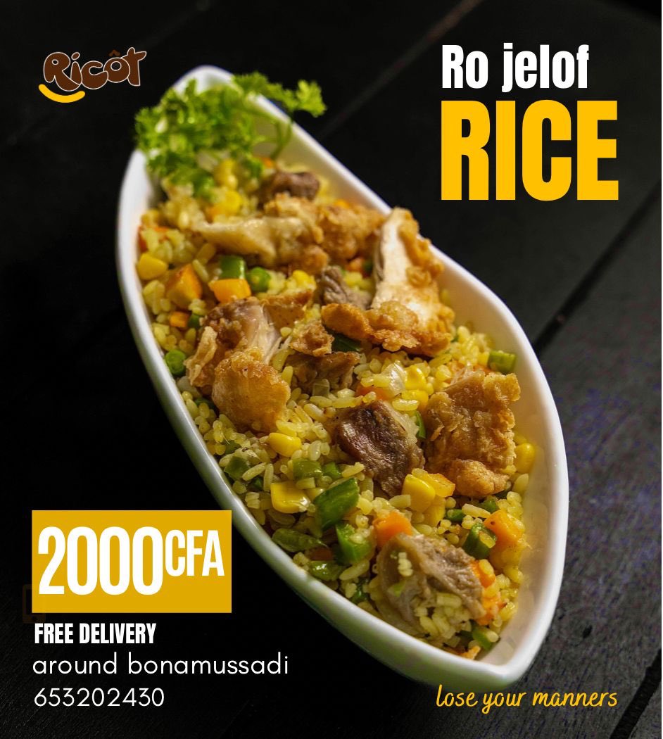ricot_cm's tweet photo. Try out our Ro fried rice. 2000frs for a plate 😋 https://t.co/TdQMBJw1N4