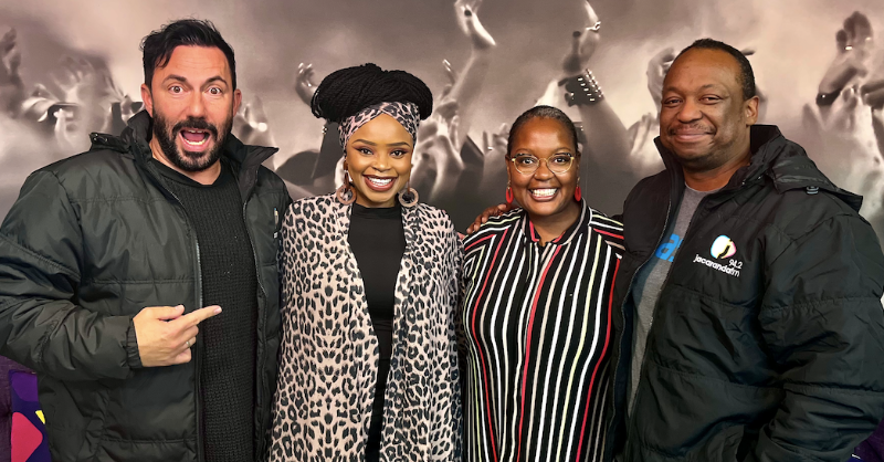 jacarandafm's tweet photo. Writer and Activist Zoleka Zobuhle Mandela is using her voice to create an inclusive society for people with mental health issues!

#JacaBreakfast #EveryonesIncluded