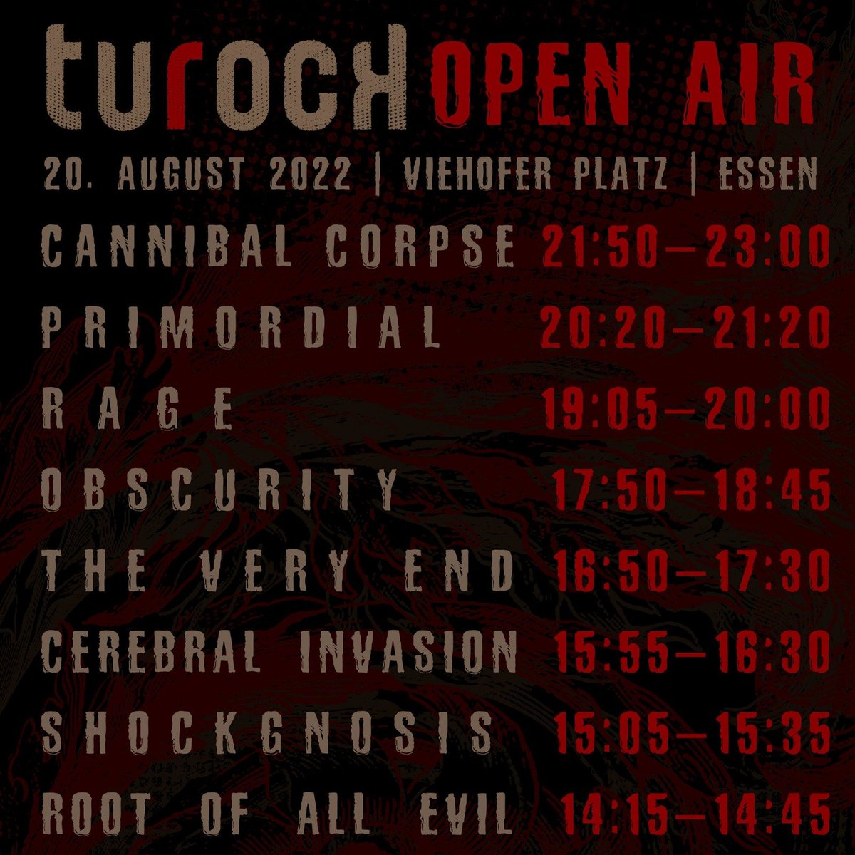 HarkonMusic's tweet photo. Don't miss our buddies @theveryend on Saturday @ Turock Open Air, 4:50pm! https://t.co/ByMMDQslvY