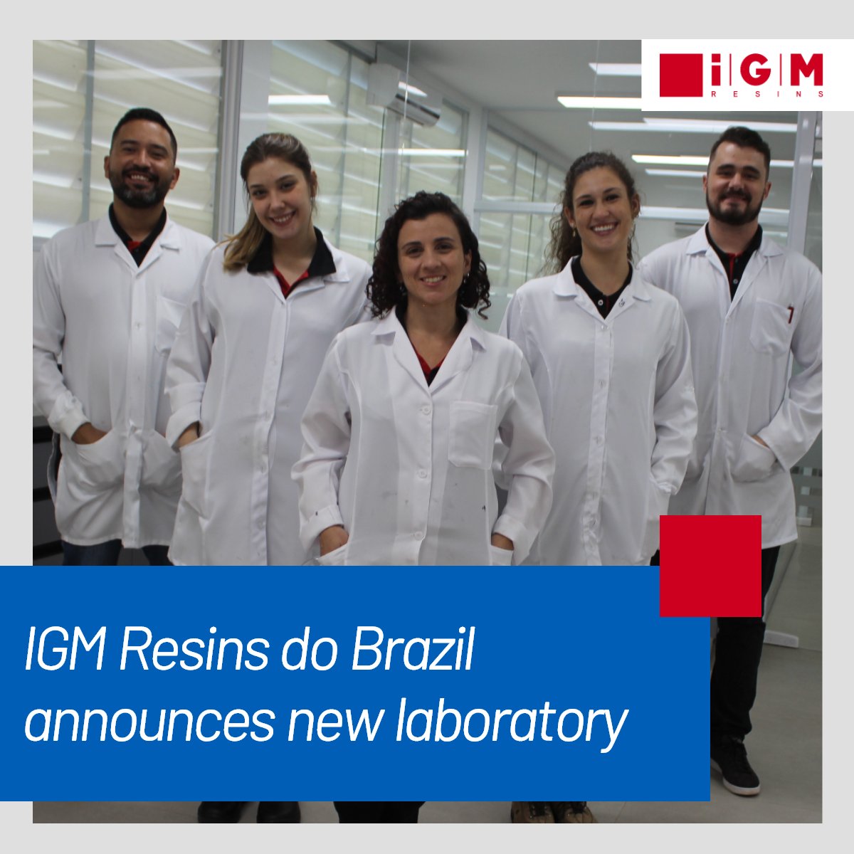 igmresins's tweet photo. IGM Resins do Brasil is proud to announce the new application laboratory dedicated to efficiency and performance tests of radiation curing products . Read more on our website:
https://t.co/uBqgONhxWn
#EnergyCuring #UVCuring #UVCoatings https://t.co/cvfNtwh7Nq