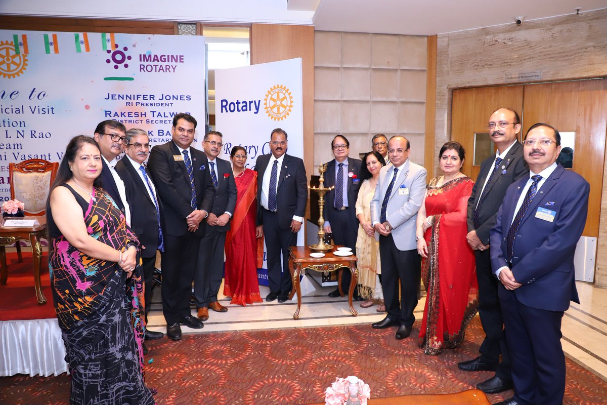 RIDistrict3011's tweet photo. 100% Paperless GOV and Installation of Rotary Club Of Delhi Vasant Valley was successfully conducted on 7th August 2022.
Club President: Rtn LN Rao
Club Secretary: Rtn Rakesh Kumar
https://t.co/mYO1jItTZf
#DigitalDistrict #ImagineRotary #RotaryDistrict3011 #RCDVasantValley https://t.co/ngWplkVAoF
