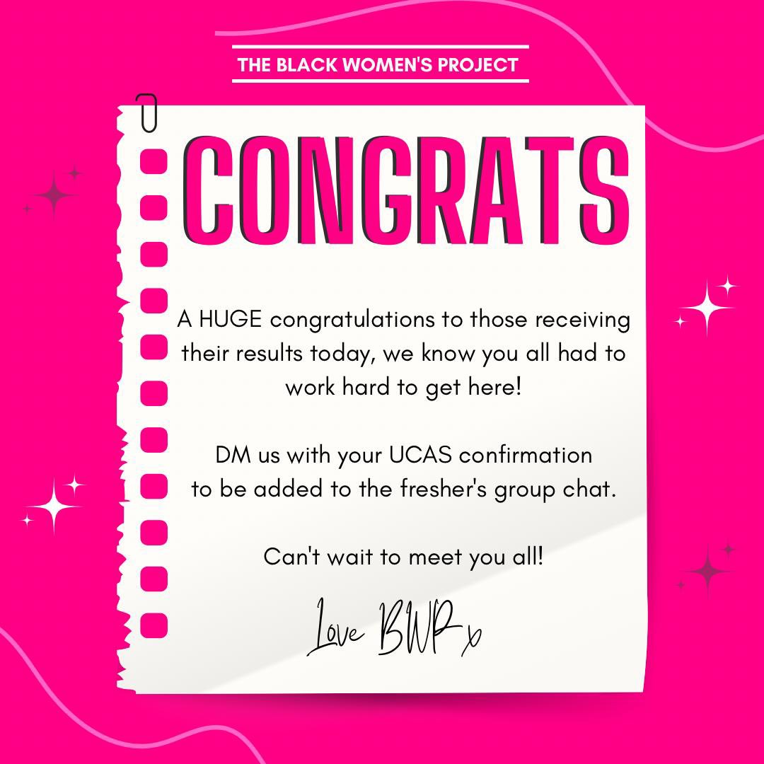 bwpwarwick's tweet image. Congratulations to everyone for your results! We’re so excited and proud of you. Well done sis 💖