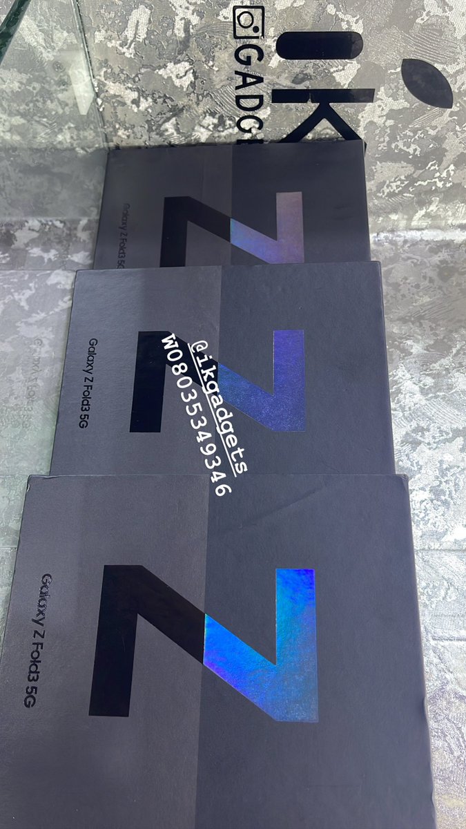 ikgadgets's tweet photo. Price List Of Brand New Samsung Galaxy Phones

•Galaxy Z Fold3 (5G)
•12GB RAM + 256GB ROM
•N710,000

Galaxy Z Fold3 (5G)
•12GB RAM + 512GB ROM
•N745,000

Whatsap 08035349346
Call 09155624335 / 08166238998
Available mon-sat 8am to 6pm. https://t.co/pQuHnq87bY