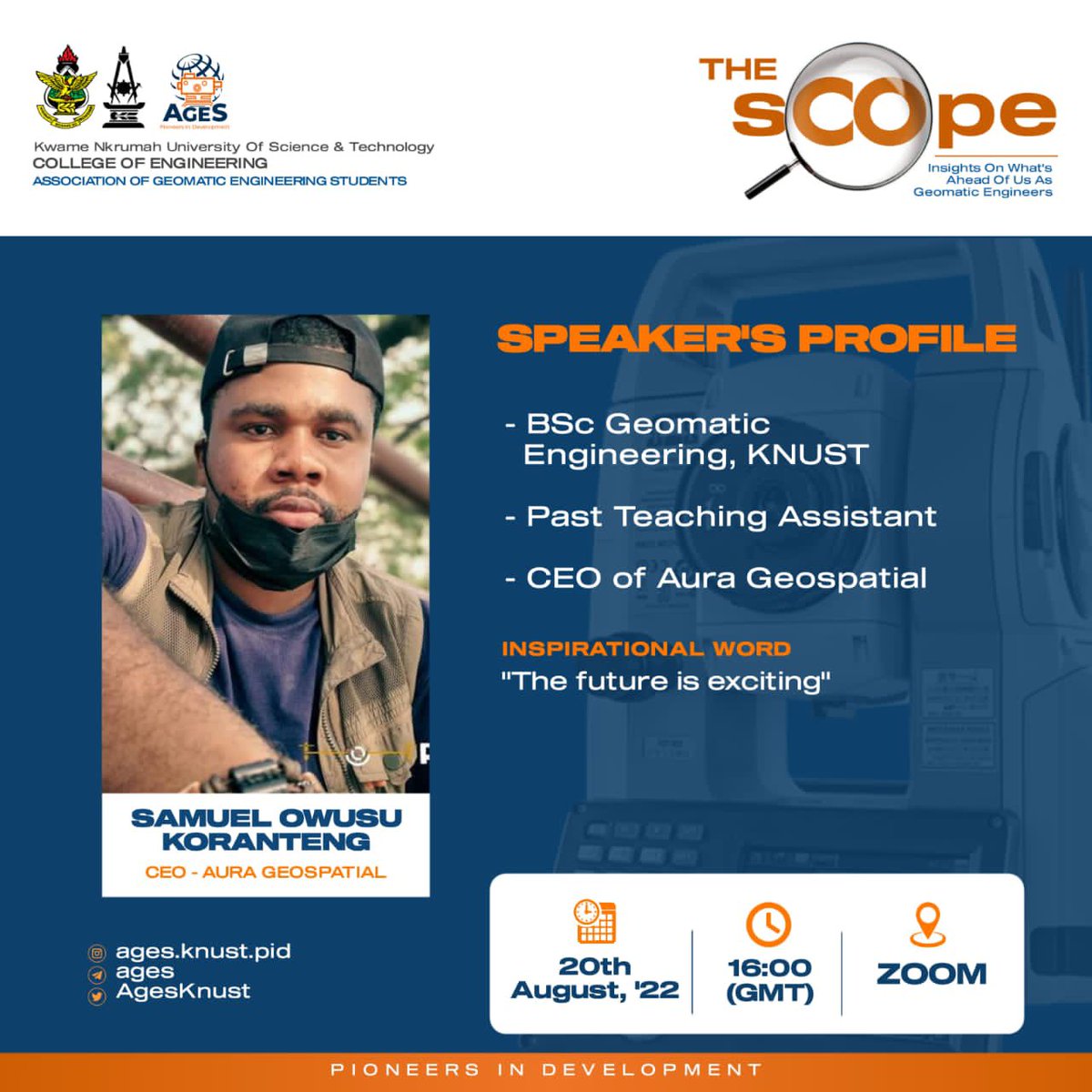 AgesKnust's tweet photo. Meet Master Samuel Owusu Koranteng on #THESCOPE https://t.co/yUBNy2m6yE