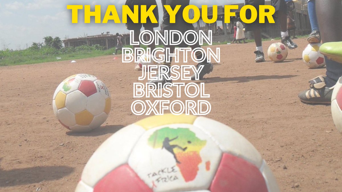TackleAfrica's tweet photo. #Oxford's #footballmarathon on Saturday is the last for the 20th-anniversary season. The support has been AMAZING, and we couldn't have done it without all the partners &amp; friends who make up Team TA. Thank you for continuing to believe in what we do &amp; for enabling our growth!! https://t.co/L6yQ41E4rD