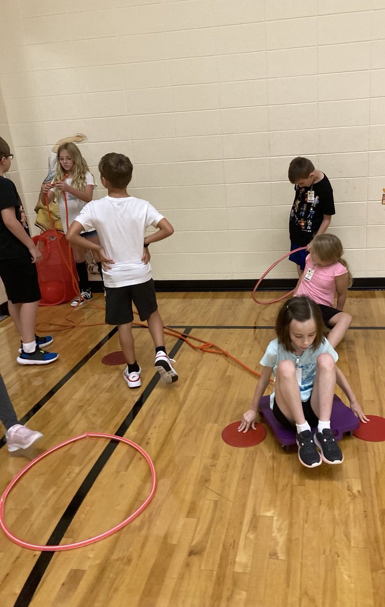 HES_PhysEd's tweet photo. This is what communication, cooperation, critical thinking, creative thinking, &amp; resilient problem solving looked like today in one of my classes. SACS POG💚💛#RagingRiver #NoOneLeftBehind ⁦@IndianaSHAPE⁩ https://t.co/zTHzyDPAnx