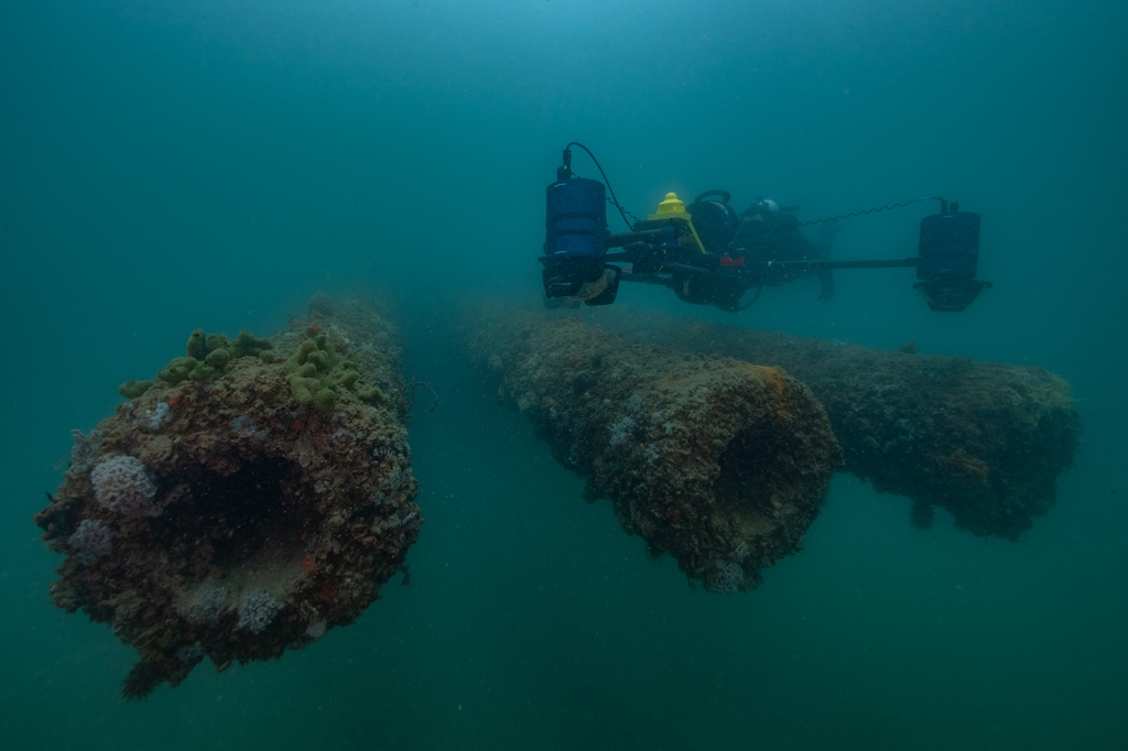 SRC @NatlParkService completed a mission at @PearlHarborNPS to generate high resolution, comprehensive 3D photogrammetry models for site monitoring & educational outreach. Over the 10 day project, the 522ft USS Utah and 608ft USS Arizona were modelled. #pearlharbor #scuba